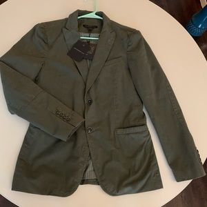 New With Tags John Varvatos Army Green Jacket